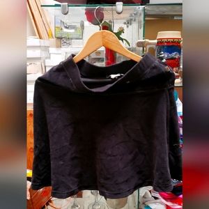 Small Black Velvet Soft Skirt